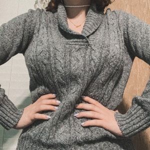 Grey Knit Sweater